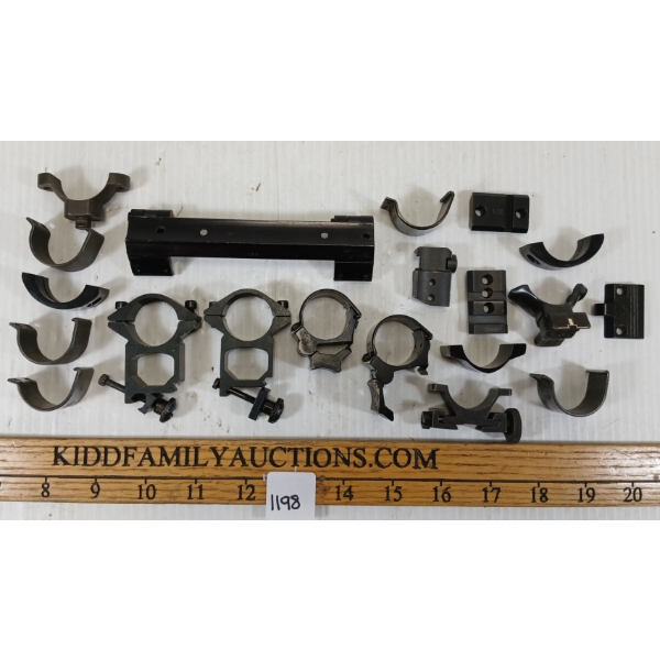 JOB LOT - SCOPE MOUNTS & RINGS