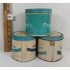 Image 2 : LOT OF 3 - PLAYER'S TOBACCO TINS