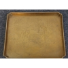Image 2 : BRASS TRAY WITH DETAILED CHINESE ETCHING