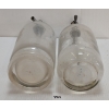 Image 6 : LOT OF 2 - G. FAUMAN - CLEAR ACID-ETCHED - SELTZER BOTTLES