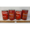 Image 3 : LOT OF 4 - KENDALL DUAL ACTION 10W30 MOTOR OIL QT CANS 