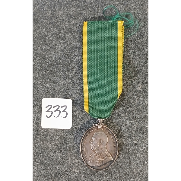 BRITISH TERRITORIAL FORCE EFFICIENCY SILVER MEDAL 