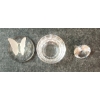 Image 6 : LOT OF 3 - SWAROVSKI CRYSTAL BUTTERFLY TRINKET BOX, DISPLAY GLASS & MEMBERSHIP DIAMOND