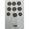 Image 2 : LOT OF 9 - CDN 5 10 CENT COINS - INCL 1933 & 1936, ETC.