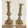 Image 3 : LOT OF 2 - BRASS CANDLESTICK HOLDERS