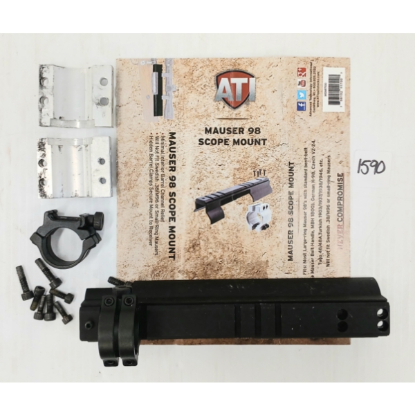 ATI MAUSER 98 SCOPE MOUNT W/ RINGS