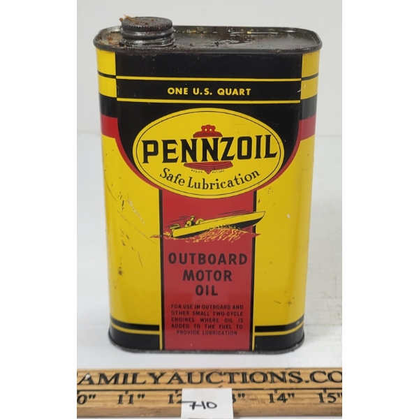 PENNZOIL OUTBOARD MOTOR OIL QT CAN