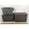 Image 2 : LOT OF 3 - AMMO BOXES 