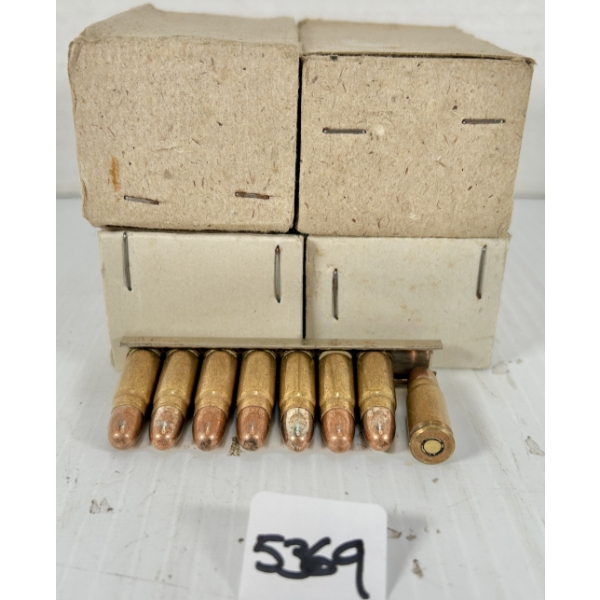 AMMO: 160X 7.62X25 MM TOKAREV - MILITARY FMJ