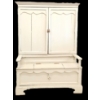 Image 2 : ARMOIRE W/ CHEST - FRENCH PROVINCAL STYLE - PAINTED PINE