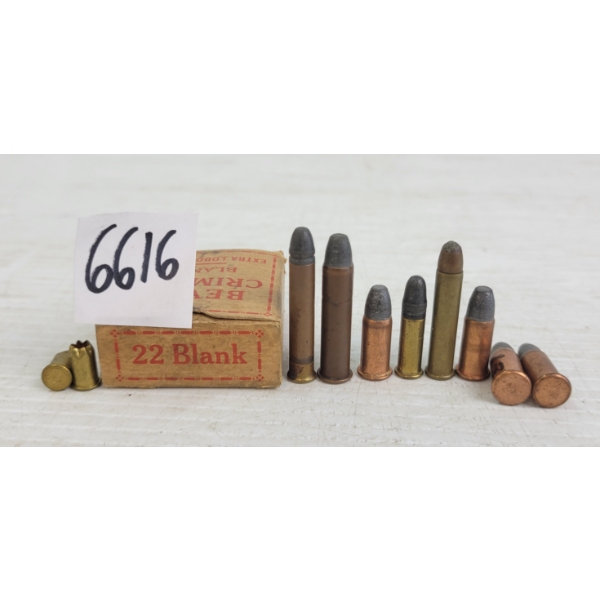 AMMO: APPROX 58X MIXED .22CAL - INCL BLANKS
