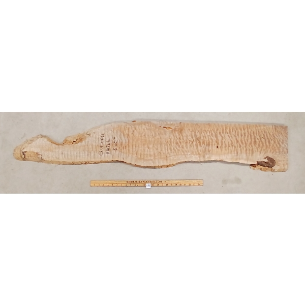 QUILTED MAPLE LIVE EDGE WOOD BOARD