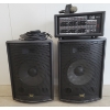 Image 1 : LOT OF 4 - HOSA TECHNOLOGY SPEAKERS, AMP & MICROPHONE