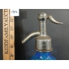 Image 5 : BOISSONS GAZEUSES CHAMBERY - AZUR BLUE PYRAMID FLUTED ACID-ETCHED - SELTZER BOTTLE