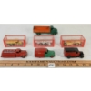 Image 3 : LOT OF 7 - DINKY TOYS DIECAST MODELS - LEYLAND COMET, MOBILGAS TANKER, PAYLOADER SHOVEL, ETC