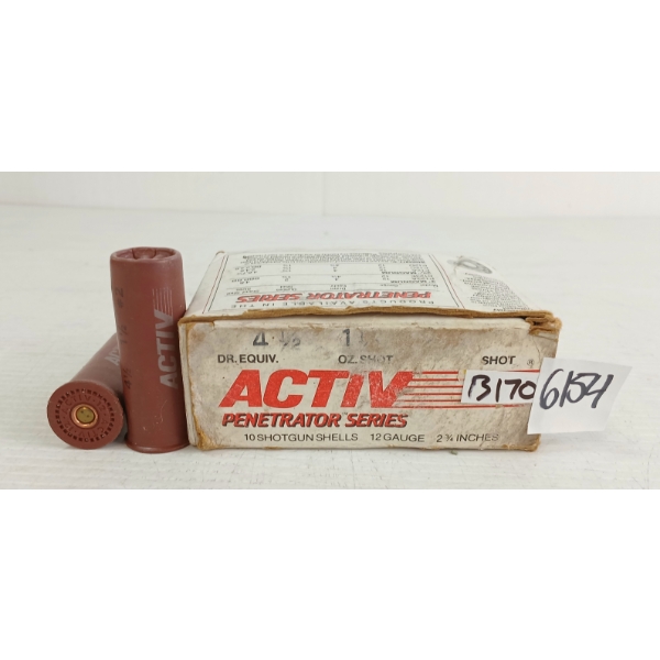 AMMO: 9X ACTIV 12GA - 2-3/4IN - #2 SHOT
