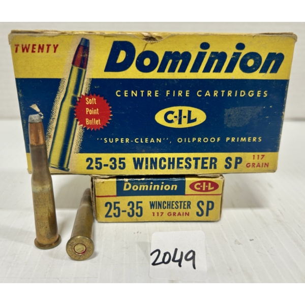 AMMO: 40X CIL .25-35 WIN - 117 GR SP
