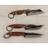 Image 2 : LOT OF 3 - KITCHEN & CAMPING KNIVES