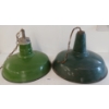 LOT OF 2 - PORCELAIN LAMP SHADES