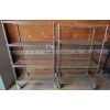 Image 1 : LOT OF 2 - ULINE STAINLESS STEEL WIRE RACKING