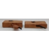 Image 3 : LOT OF 2 - ENGLISH VICTORIAN MINIATURE COACH MAKER'S BOXWOOD PLANES - CURVED & FLAT