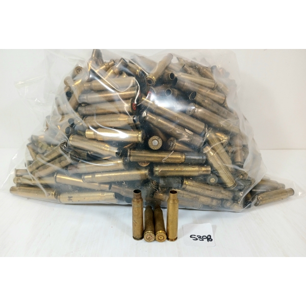 BRASS: QTY OF MIXED BRASS - INCL 6MM REM, .303 BRIT, .30-06, ETC - 11.5LBS