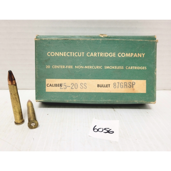 AMMO: 18X .25-20 SS 87 GR SP