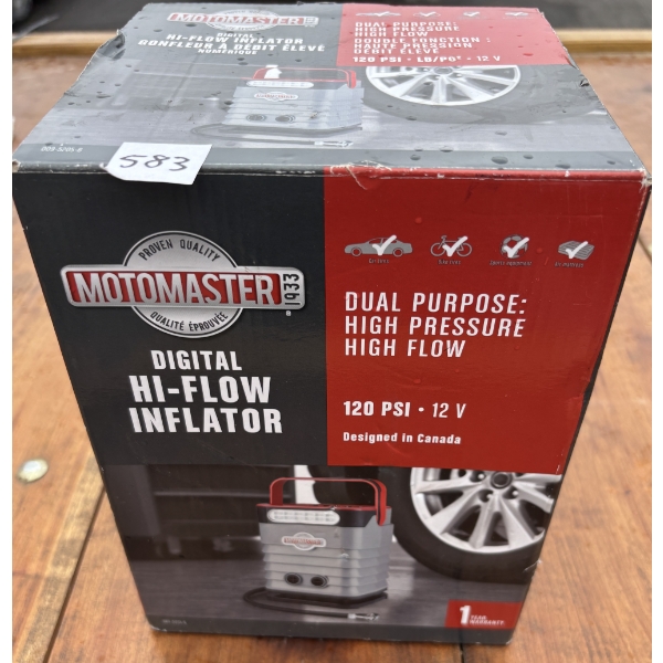 MOTOMASTER HIGHFLOW INFLATOR - NIB