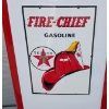 Image 11 : TOKHEIM GAS PUMP - TEXACO FIRE-CHIEF - 4 SIDED AD GLASS - LIGHT UP GLOBE 