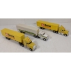 Image 2 : LOT OF 3 - ERTL PLASTIC JOHN DEERE PARTS EXPRESS & HOME HARDWARE SEMI TRUCKS