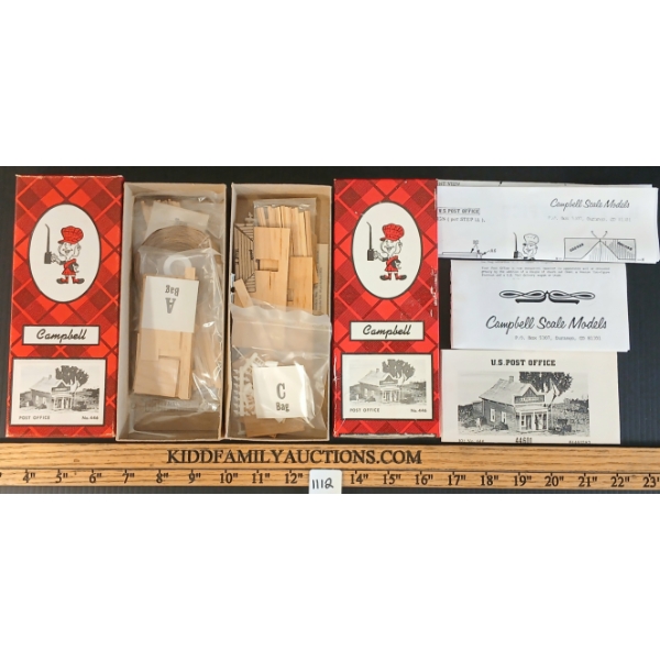 LOT OF 2 - CAMPBELL POST OFFICE KITS #446