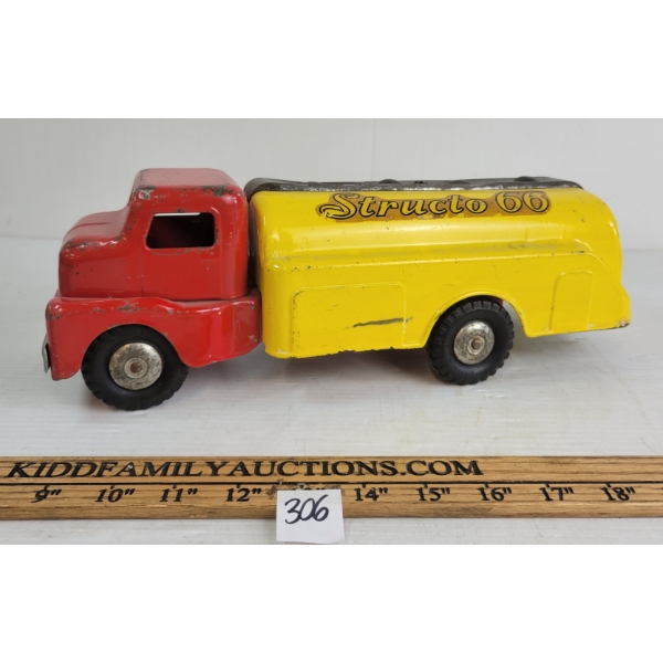 1950'S STRUCTO PRESSED STEEL TANKER TRUCK