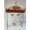 Image 4 : TOMIYAMA TIN BATTERY OPERATED FLYING CIRCUS W/ BOX