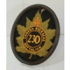 Image 1 : CANADA OVERSEAS BATTALION 230 - FRAMED PATCH