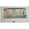 Image 1 : 1979 CDN $5 BANKNOTE