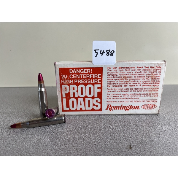 PROOF LOAD: 12X REMINGTON .223 REM 