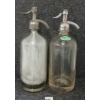 Image 2 : LOT OF 2 - JOE SLUTZKY & PH. PFEIFER JR - CLEAR ACID-ETCHED - SELTZER BOTTLES