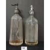 Image 3 : LOT OF 2 - CBW COBOURG & UNMARKED - CLEAR SAND BLASTED - FLUTED & YORK - SELTZER BOTTLES