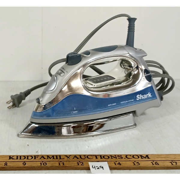 LOT OF 2 - IRONING BOARD & SHARK IRON 