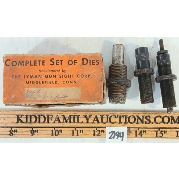 LYMAN 3-PC DIE SET IN .303BRIT