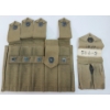 Image 3 : LOT OF 2 - WWII U.S.M.C. THOMPSON S.M.G. ZORD 5-MAG POUCH & U.S COLT M1911 .45 2-MAG POUCH