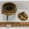 Image 3 : CHINESE MOTIF BRASS INCENSE BURNER