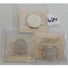 Image 2 : LOT OF 3 - CDN 50 CENT PCS - INCL 1955 & 1964 SILVER PCS
