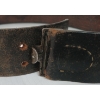 Image 3 : ORIGINAL 1943 GERMAN ARMY LEATHER BELT 