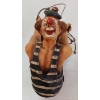 Image 3 : PLASTER HANGING ACROBATIC CLOWN