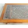 Image 7 : ASIAN MOTIF COFFEE TABLE - LATTRICE PATTERN - PINE