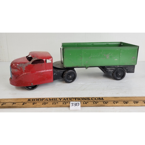 1950'S WYANDOTTE PRESSED STEEL SIDE DUMP