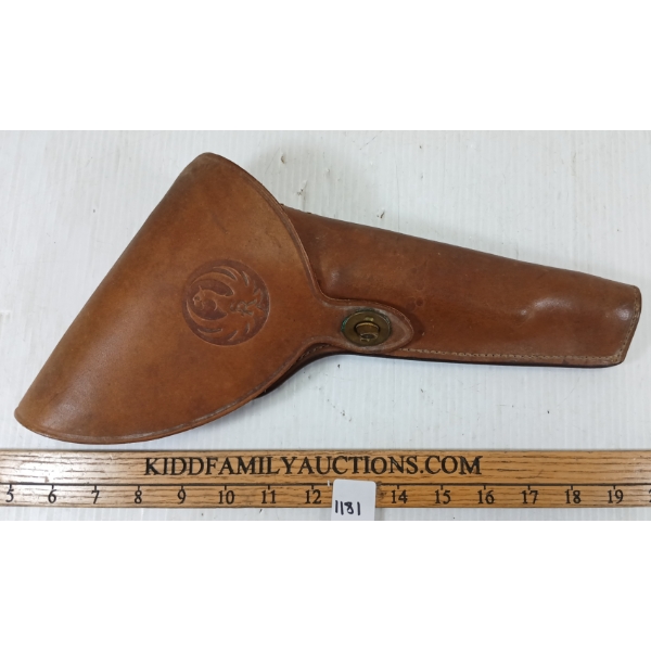 BIANCHI LEATHER HOLSTER - FOR RUGER BLACKHAWK 6.5IN BARREL