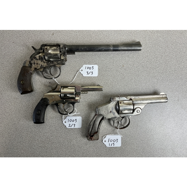 LOT OF 3 - PROHIBITED REVOLVERS 