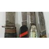 Image 3 : LOT OF 5 - FOLDING & HUNTING KNIVES - LAMOUCHE, R.H., ETC